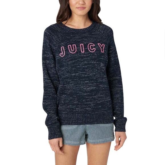 Juicy Couture Sweaters - Juicy Couture JUICY LOGO Sparkle Pullover Sweater
